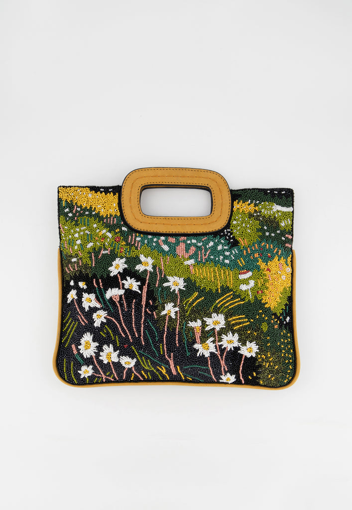 Nancybird Beaded Clutch - Daisy Field