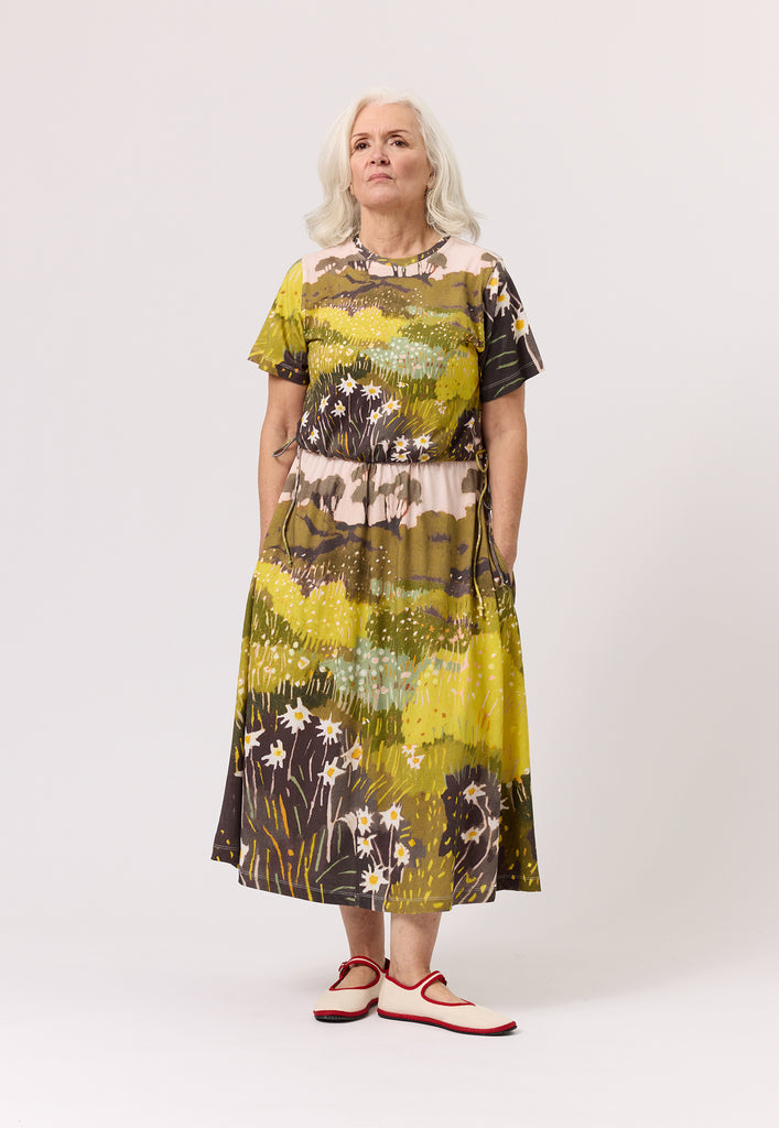 Nancybird Esti Tie Dress - Daisy Field