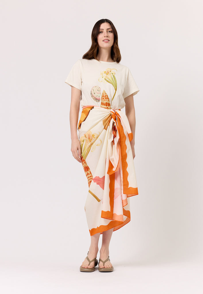 Nancybird Sarong - Cream Shell