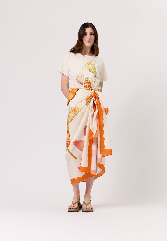 Nancybird Sarong - Cream Shell