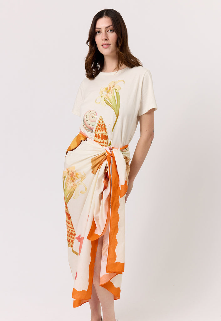 Nancybird Sarong - Cream Shell