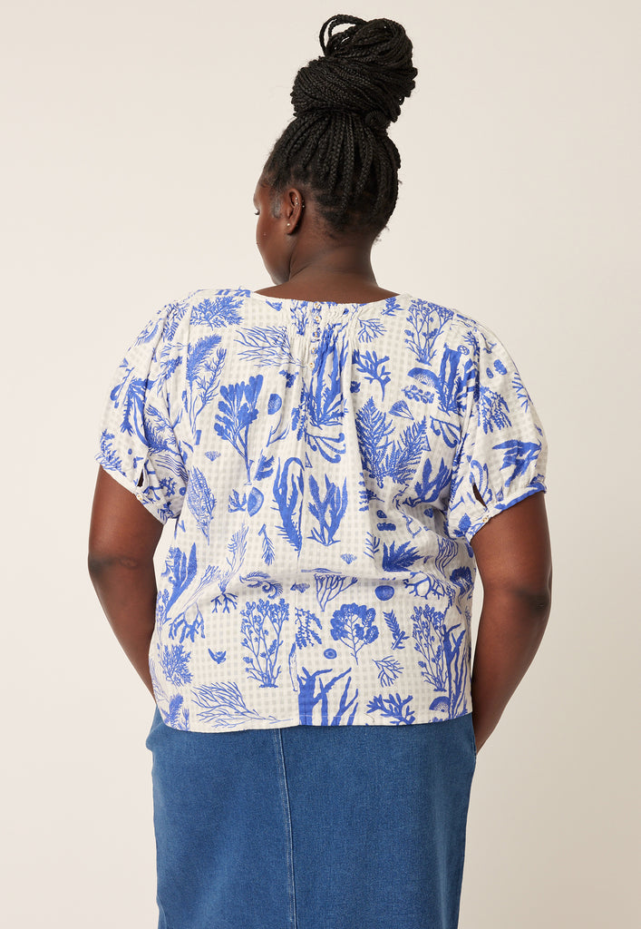 Nancybird Jolene Top - Blue Reef