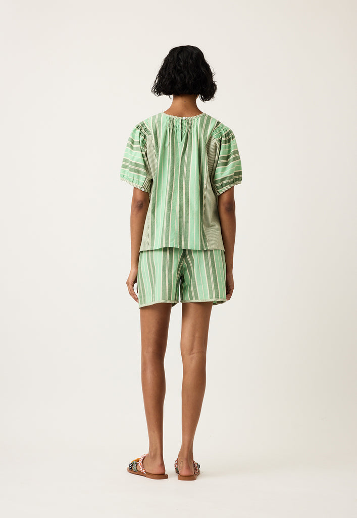 Nancybird Jolene Top - Green Stripe