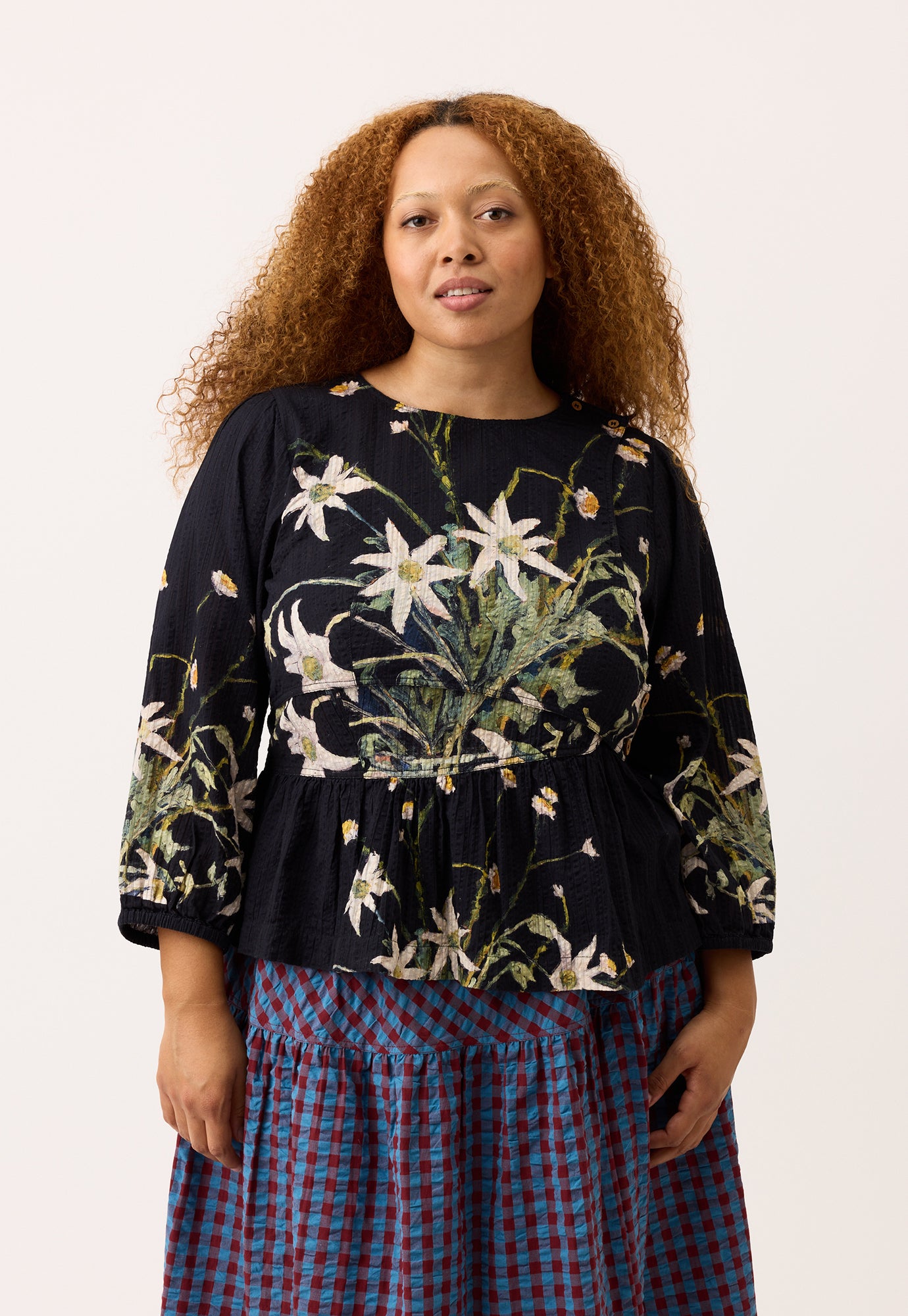 andMary Nancy check skirt S