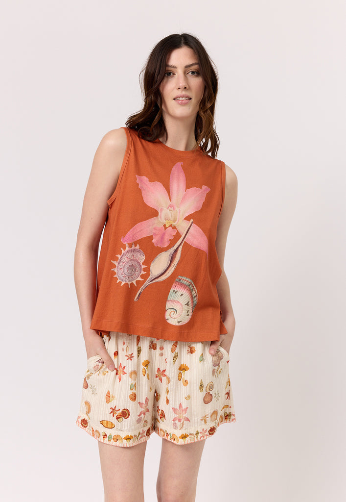 Nancybird Mali Tank - Rust Shell