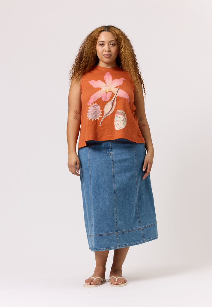 Nancybird Mali Tank - Rust Shell