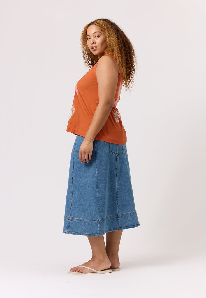 Nancybird Mali Tank - Rust Shell