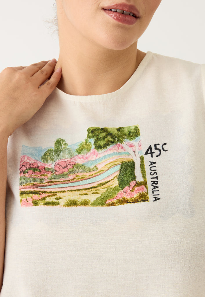 Nancybird Moa Tank - Postage Stamp