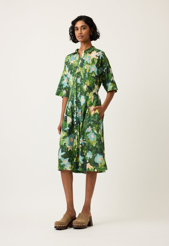 Nancybird Paloma Short Sleeve Dress - Garden
