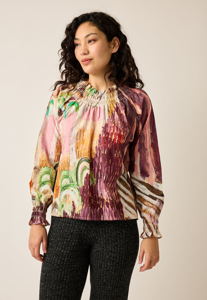 Nancybird Rowena Shirred Blouse - Illa Langi