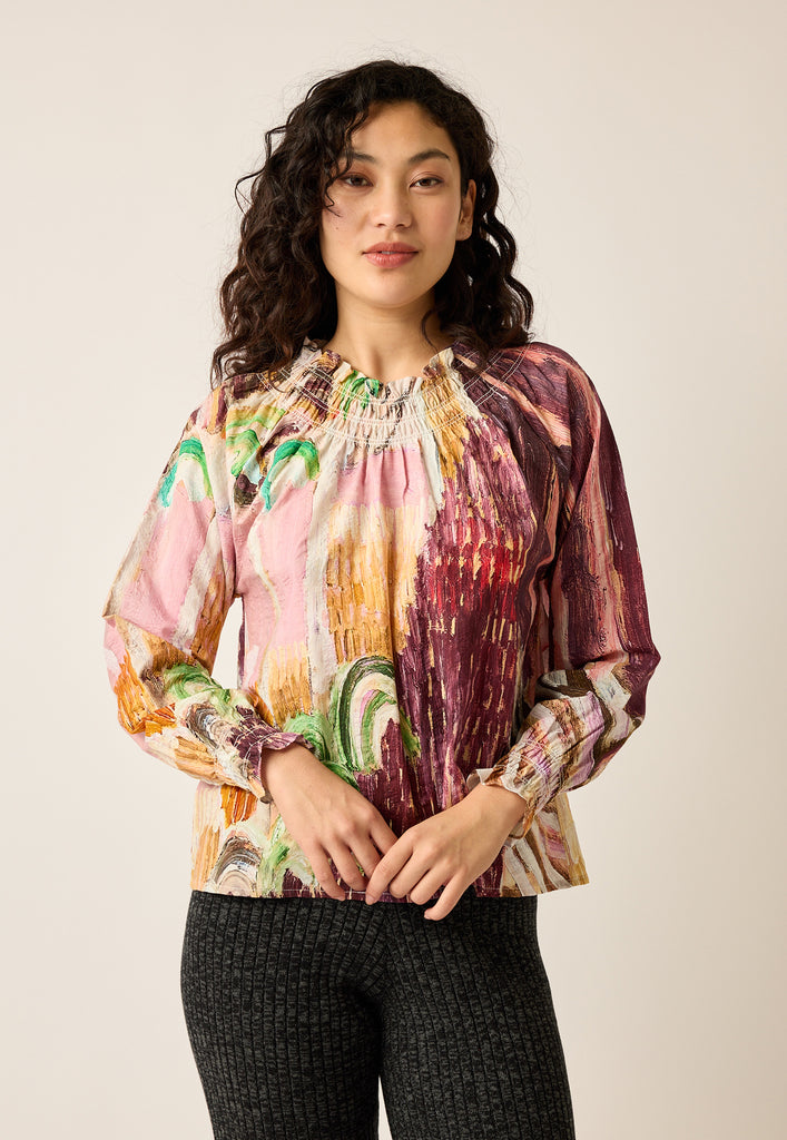 Nancybird Rowena Shirred Blouse - Illa Langi