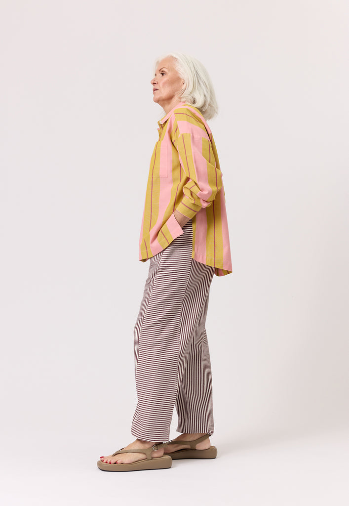 Nancybird Sabine Shirt - Dusk Stripe