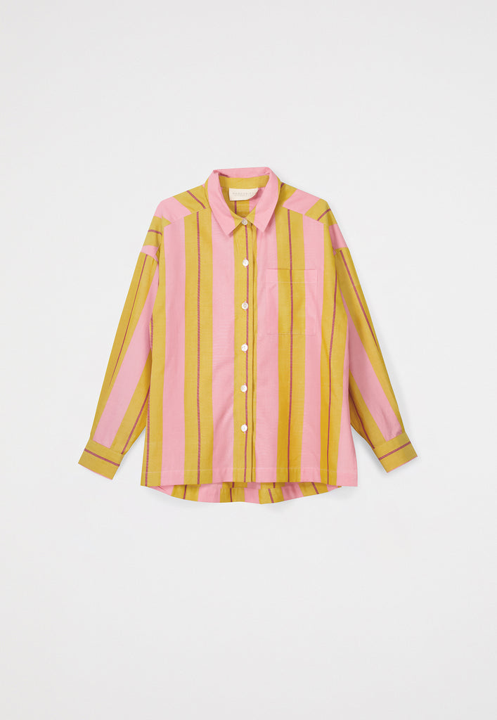 Nancybird Sabine Shirt - Dusk Stripe