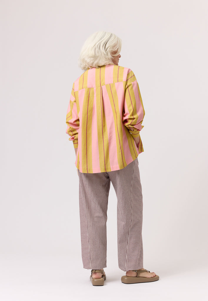 Nancybird Sabine Shirt - Dusk Stripe