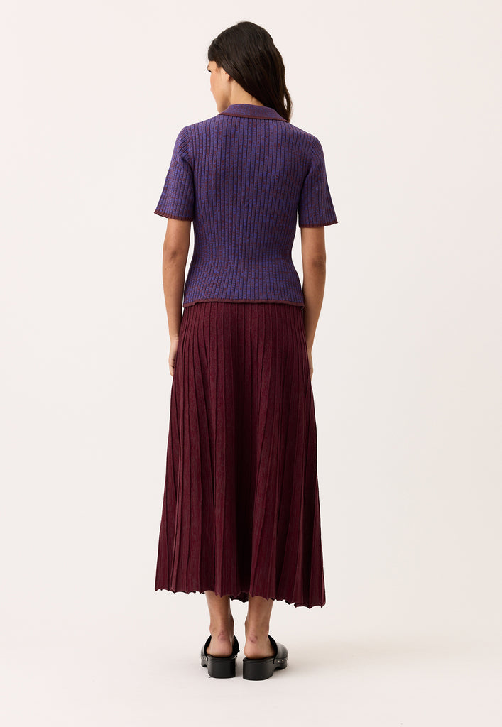 Nancybird Simona Rib Top - Blueberry