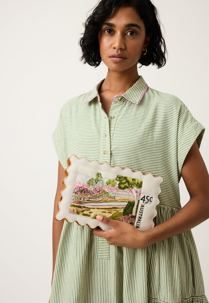 Nancybird Stamp Clutch - Postage Stamp