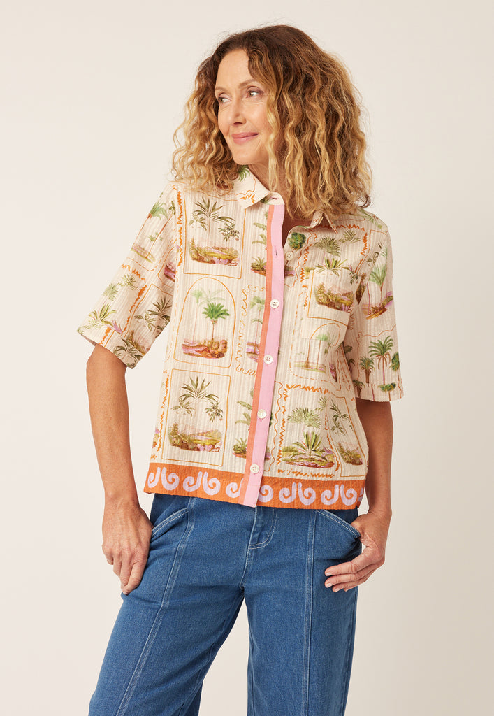 Nancybird Summer Shirt - Palm