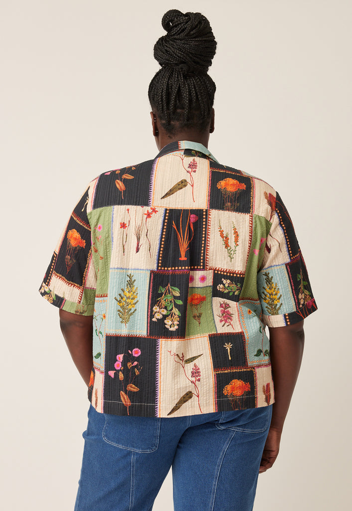 Nancybird Summer Shirt - Patchwork Floral