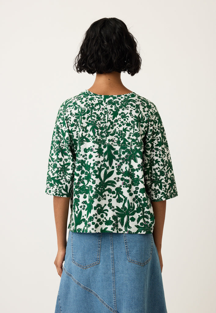 Nancybird Tasmin Boxy Tee - Parsley