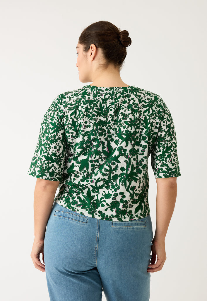 Nancybird Tasmin Boxy Tee - Parsley