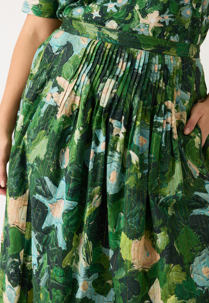 Nancybird Alma Yoke Skirt - Garden