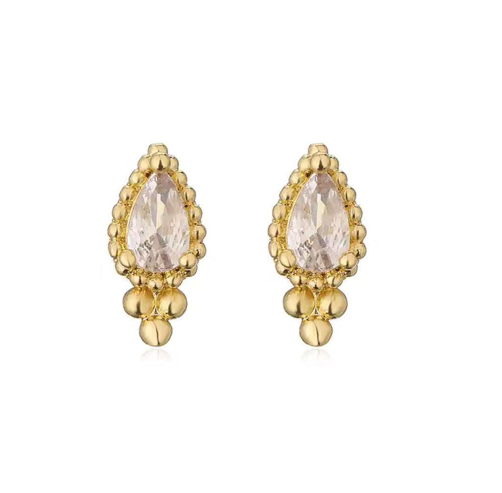 Aster & Aura Nyra Dainty Stud Earrings