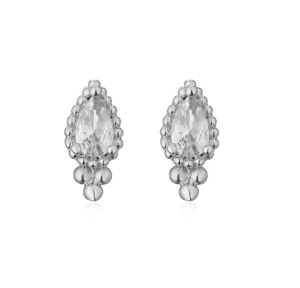 Aster & Aura Nyra Dainty Stud Earrings