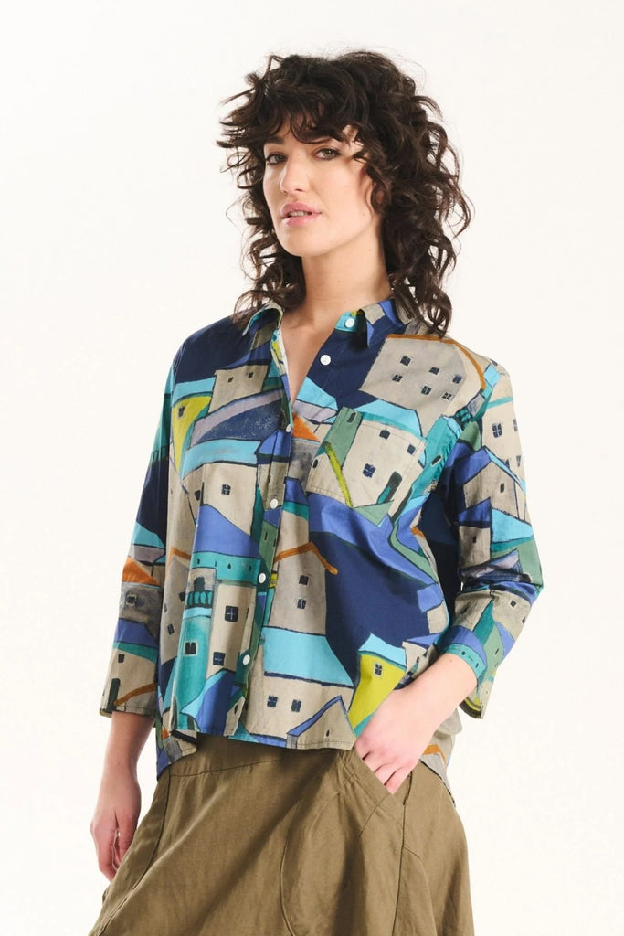 Olga De Polga Pueblito Shirt - Blue