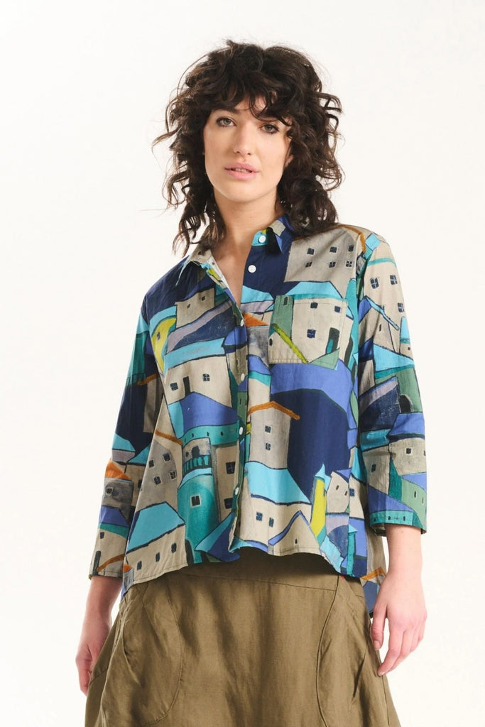 Olga De Polga Pueblito Shirt - Blue