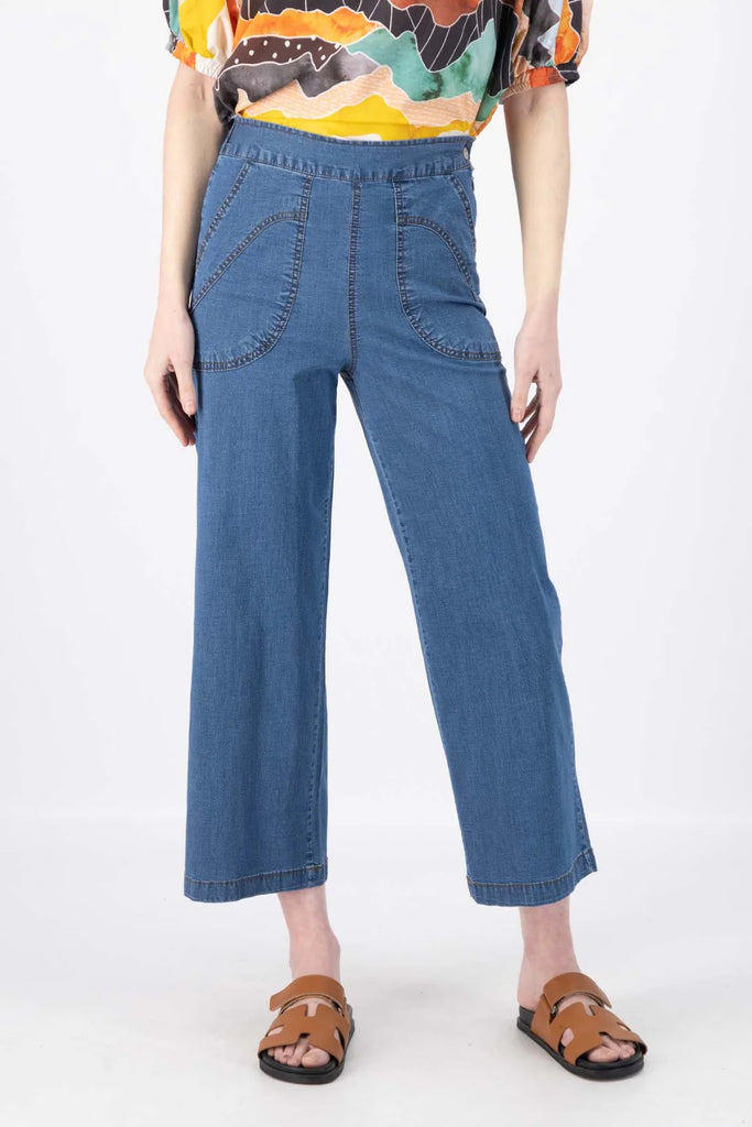 Olga De Polga Peggy Ligera Pants - Light Wash