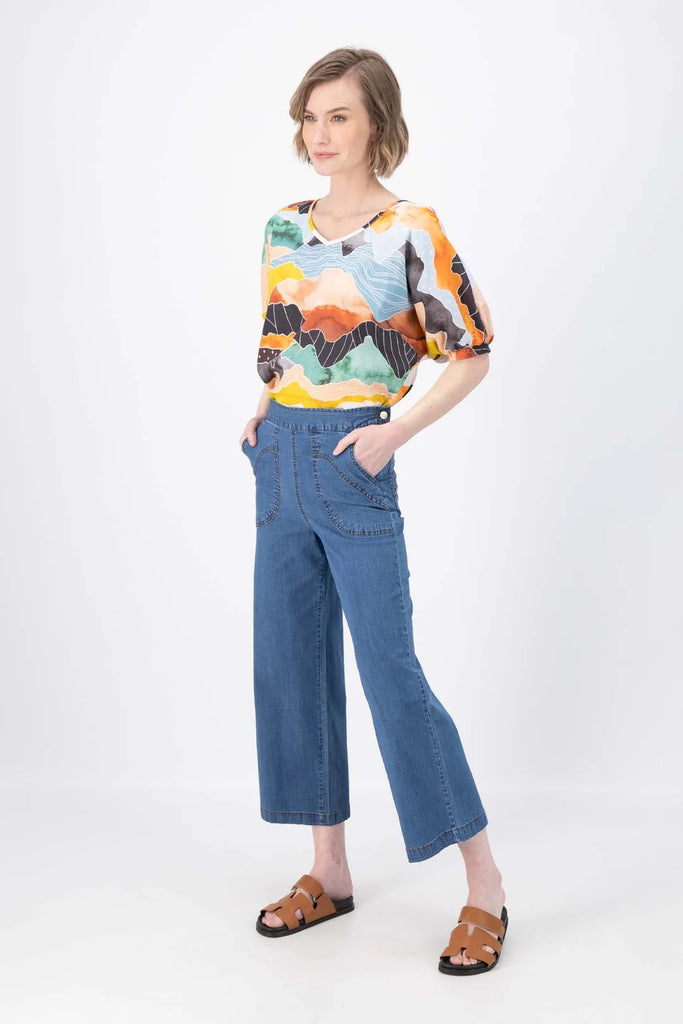 Olga De Polga Peggy Ligera Pants - Light Wash