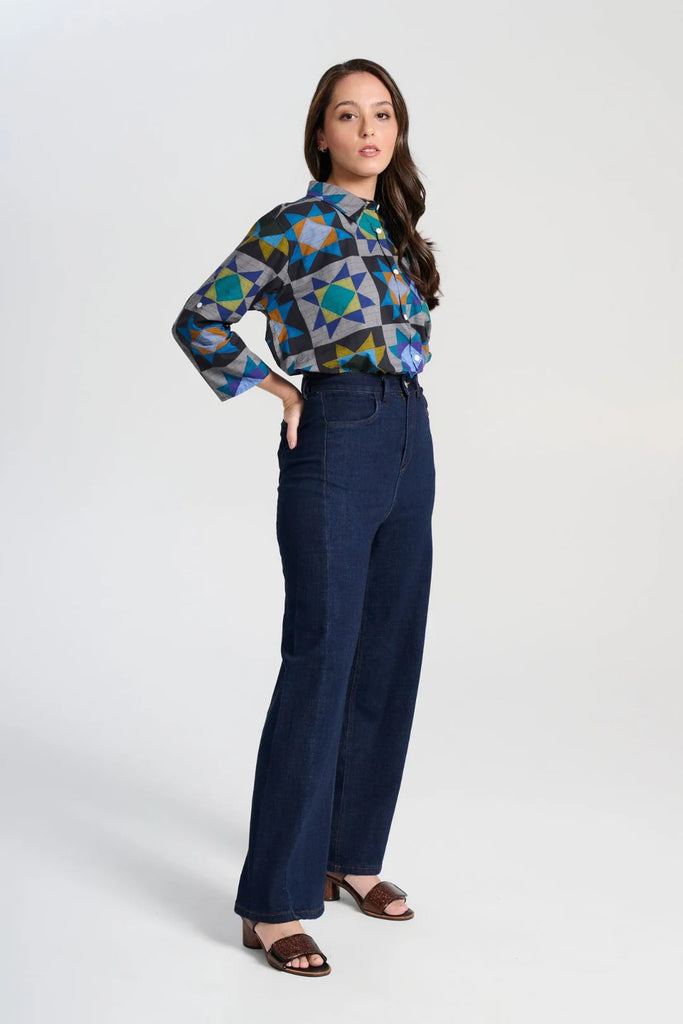 Olga De Polga Santana Jeans - Indigo Wash