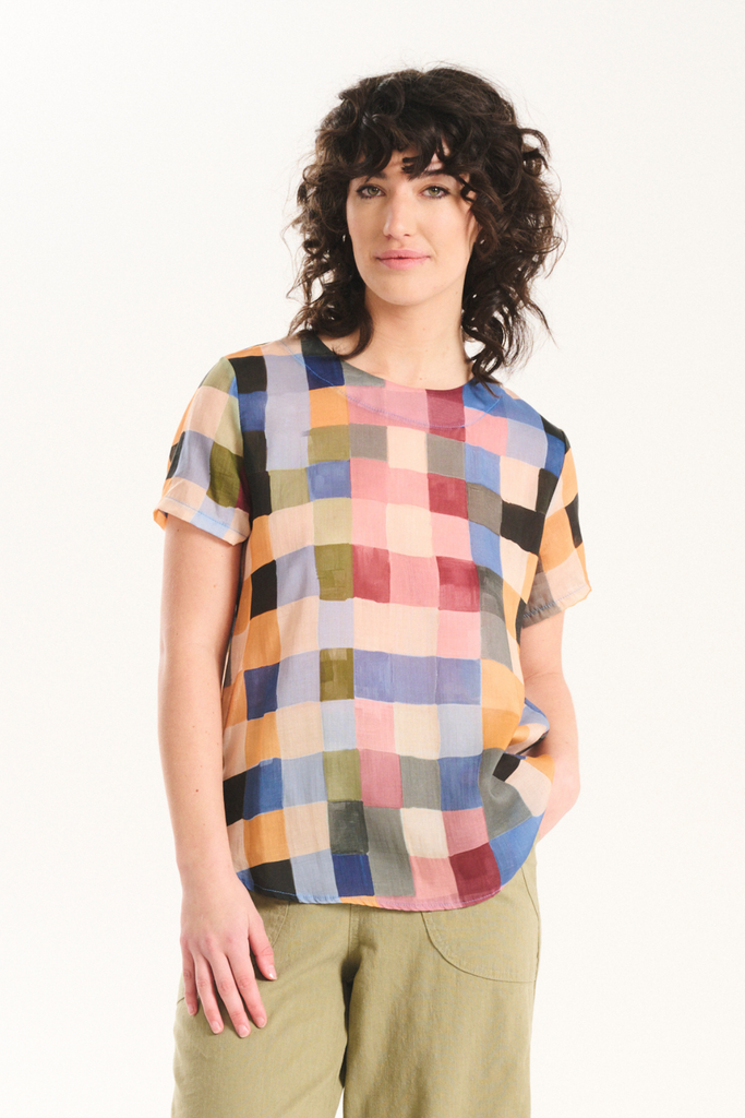 Olga De Polga Tessera Top - Blush