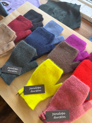 Penelope Durston Angora/Lambswool Slove - Short