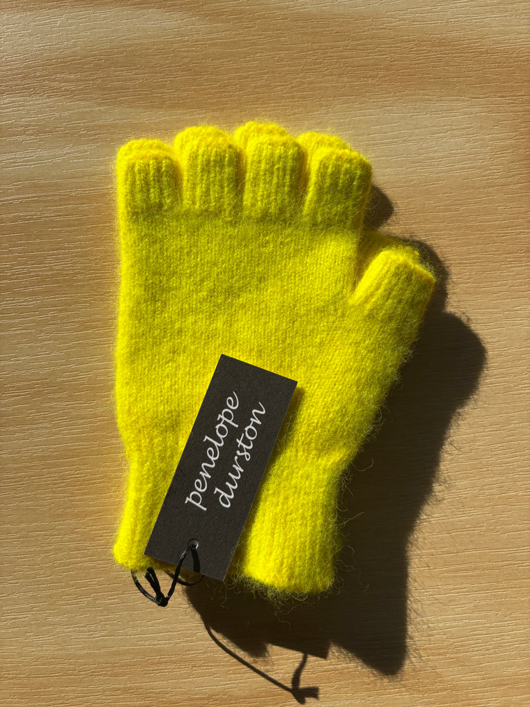 Penelope Durston Angora/Lambswool Fingerless Glove - Short