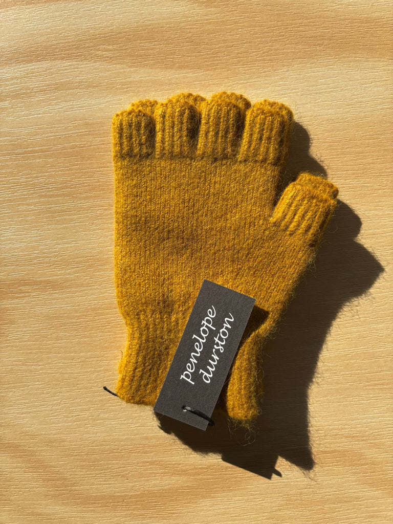 Penelope Durston Angora/Lambswool Fingerless Glove - Short