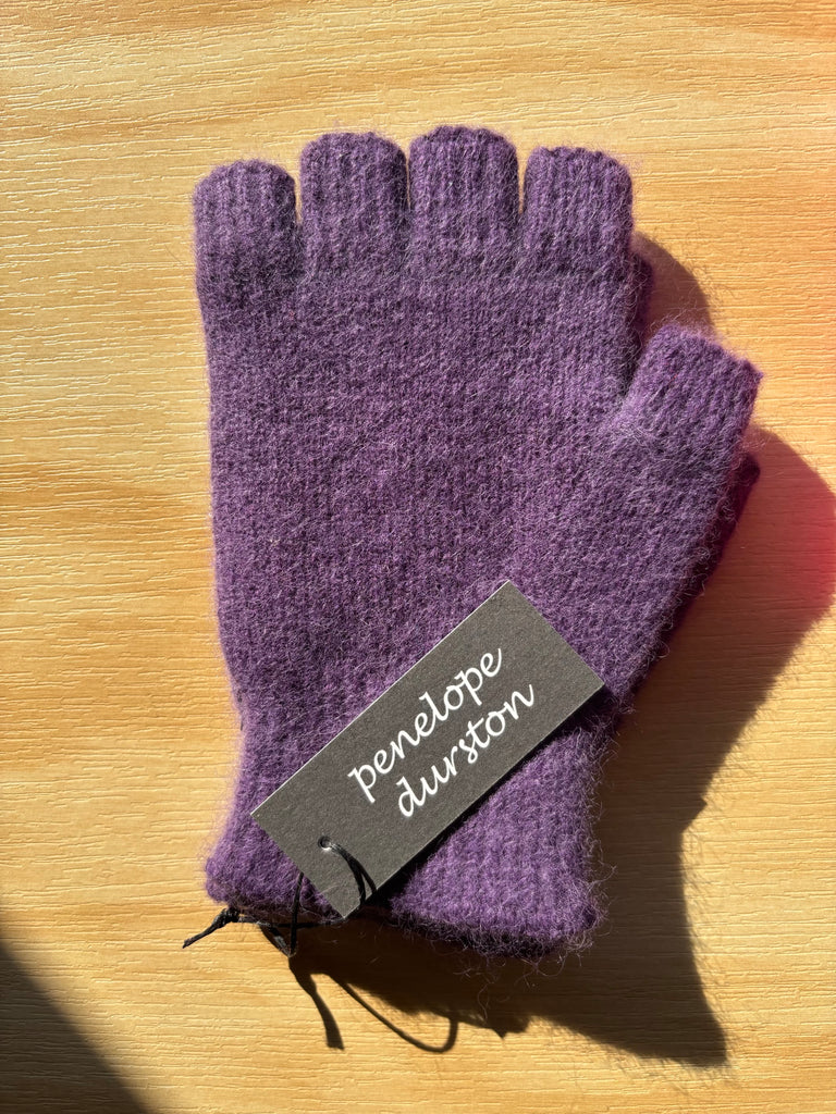 Penelope Durston Angora/Lambswool Fingerless Glove - Short