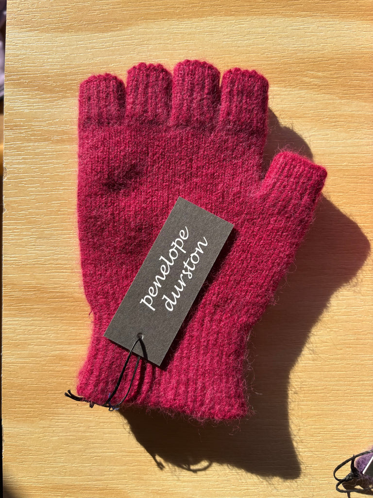 Penelope Durston Angora/Lambswool Fingerless Glove - Short