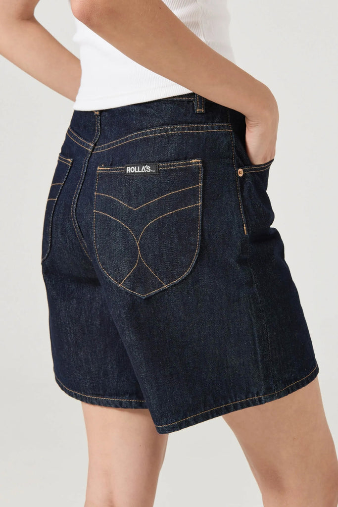 Rolla's Super Mirage Shorts - Rinse Denim