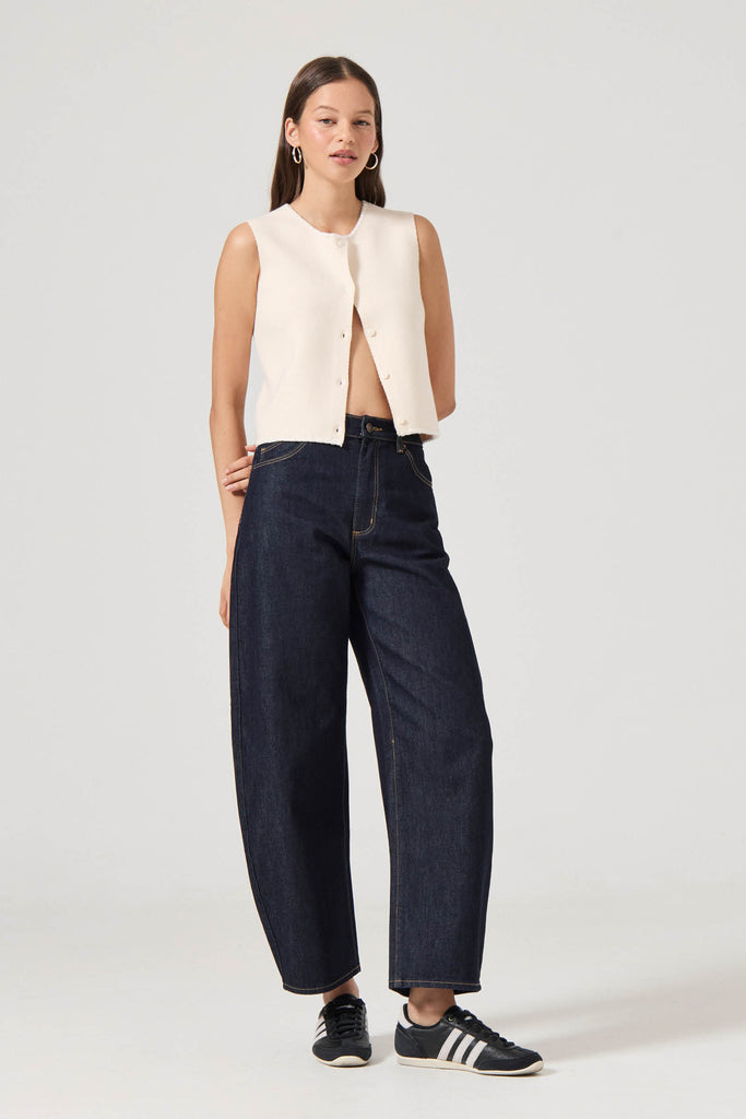 Rolla's Pia Vest - Vintage White