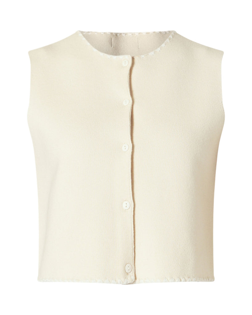 Rolla's Pia Vest - Vintage White
