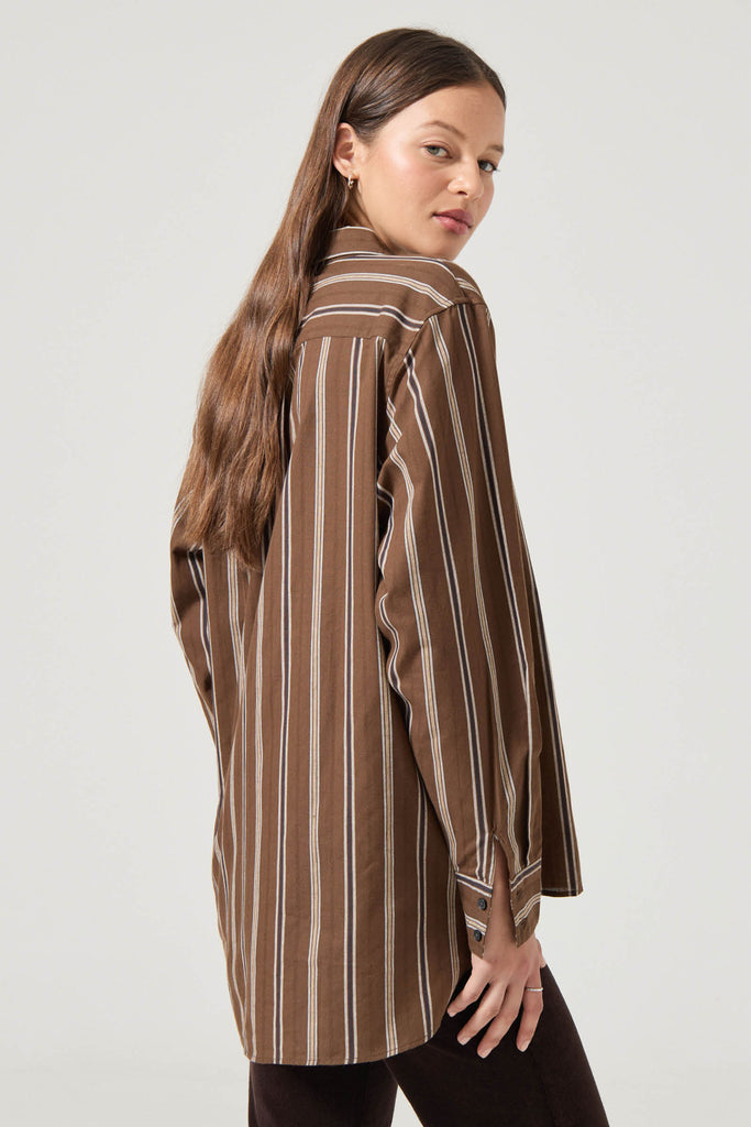 Rolla's Brownstone Shirt - Chocolate