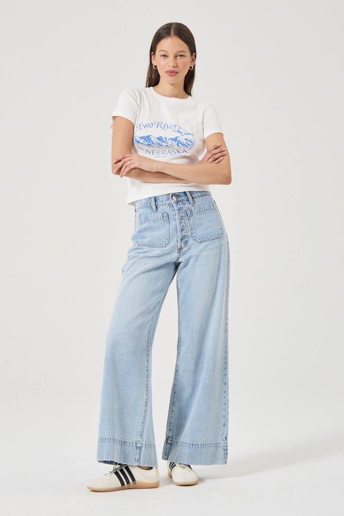 Rolla's Relaxed Sailor Long - Breezy Blue