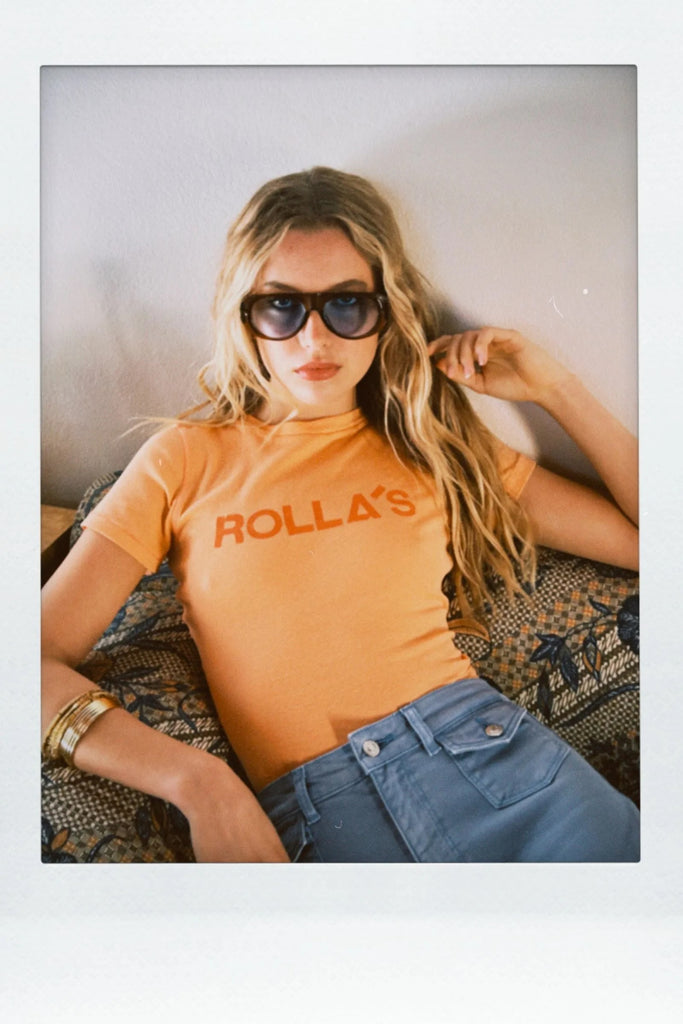 Rolla's Classic Logo Tee - Peach