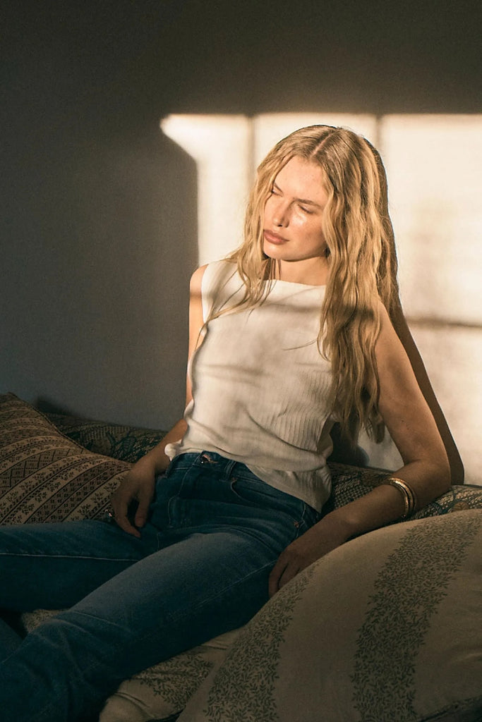 Rolla's Shell Tank - Vintage White