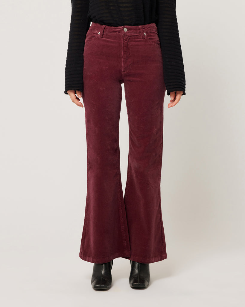 Rolla's Eastcoast Flare - Oxblood Baby Cord