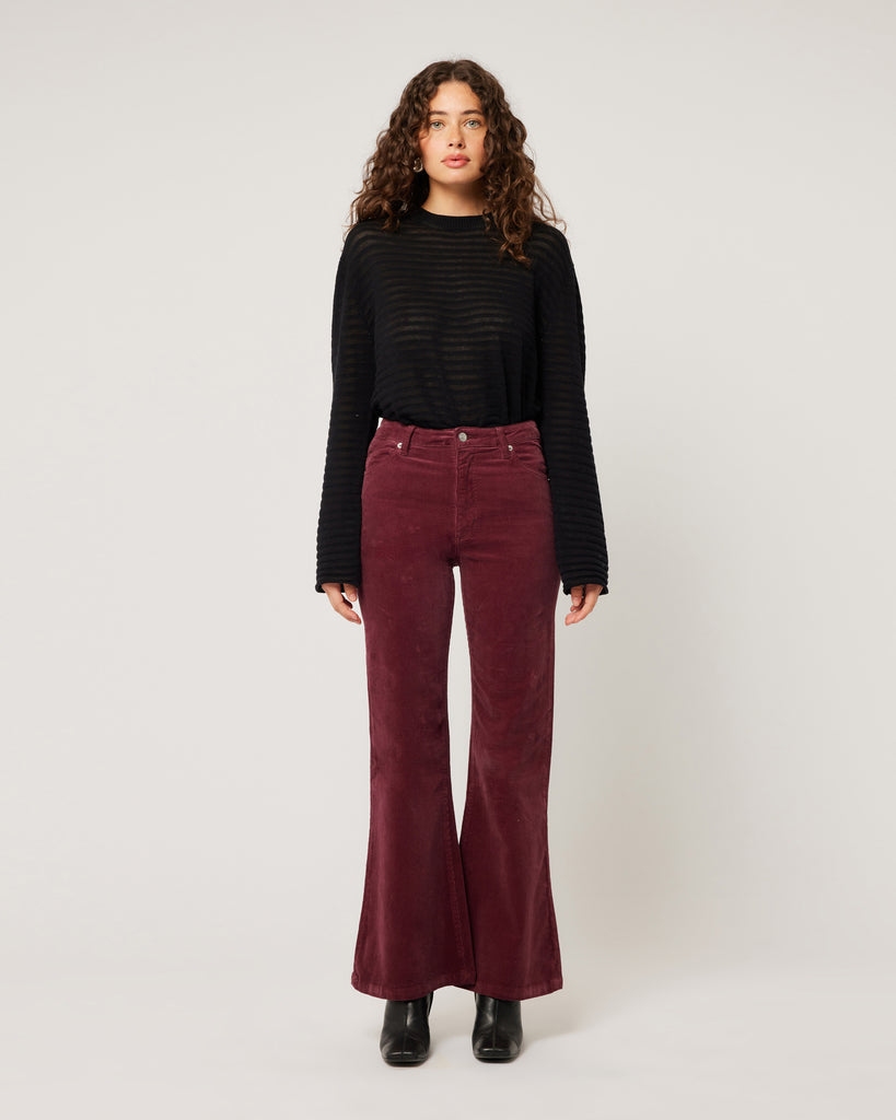 Rolla's Eastcoast Flare - Oxblood Baby Cord