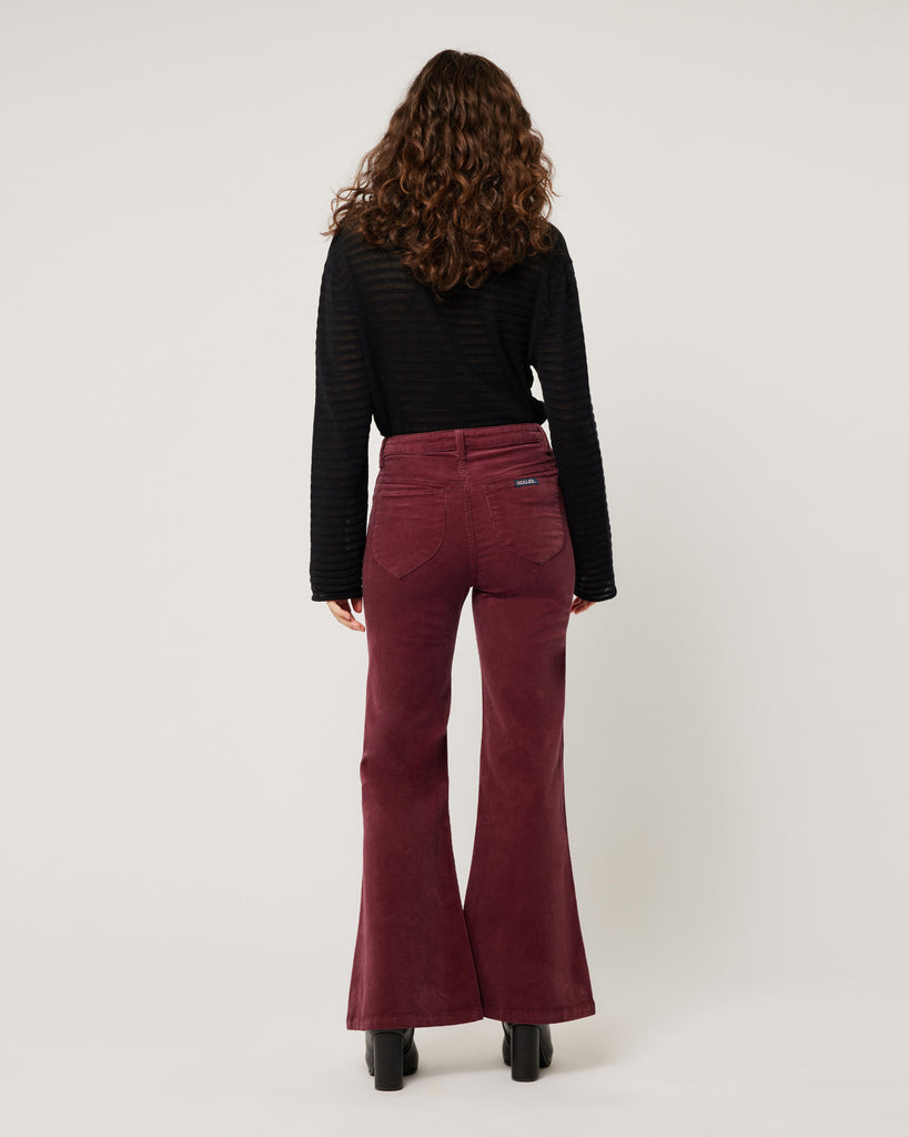 Rolla's Eastcoast Flare - Oxblood Baby Cord