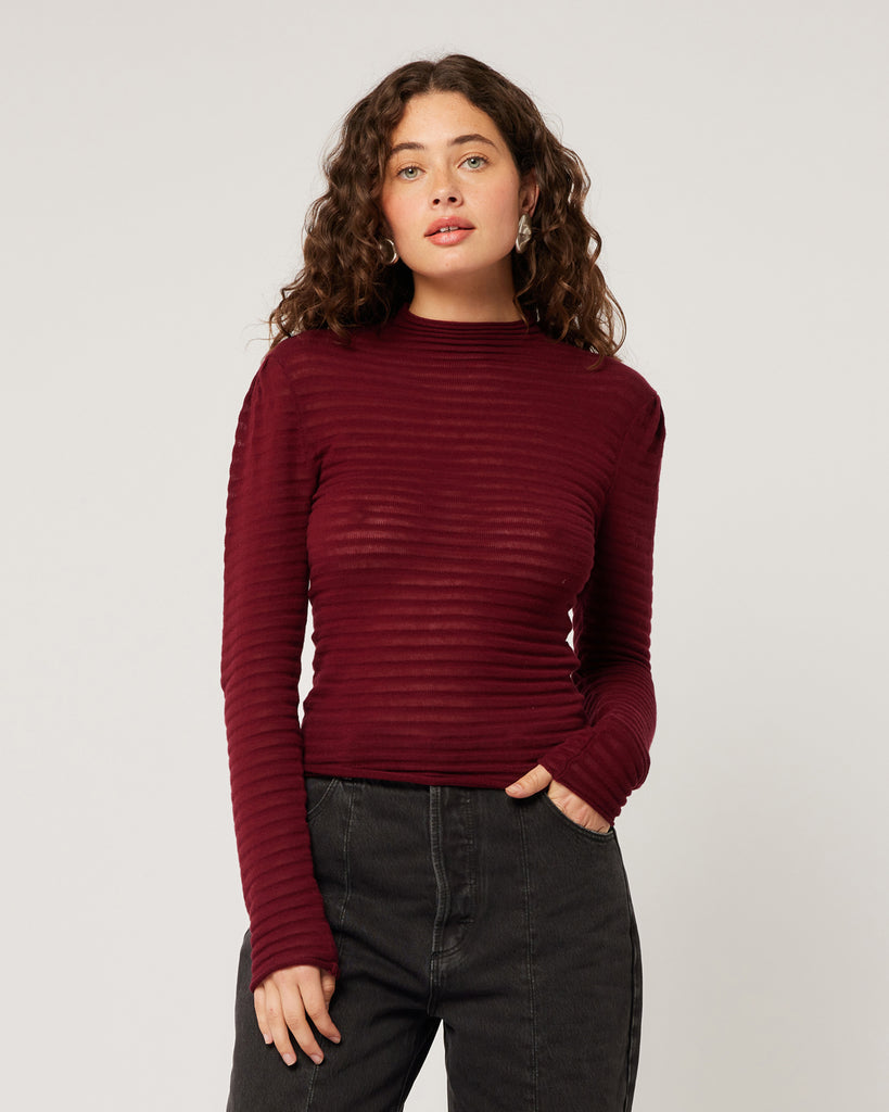 Rolla's Edgar Top - Oxblood
