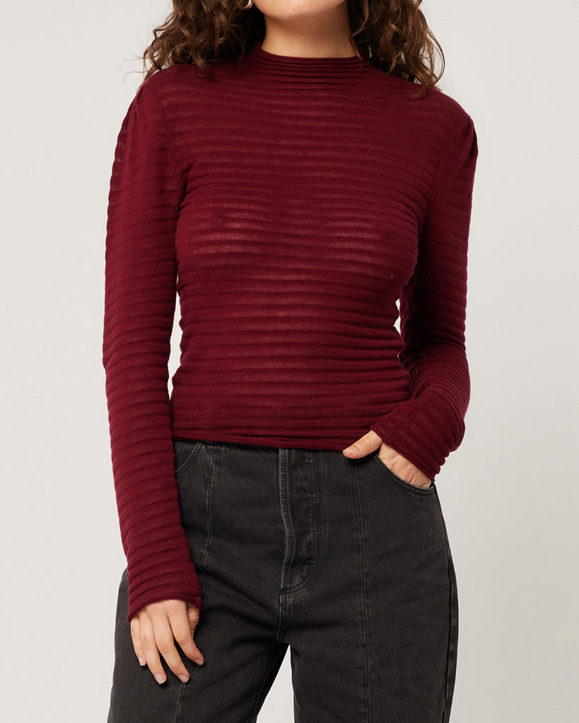 Rolla's Edgar Top - Oxblood